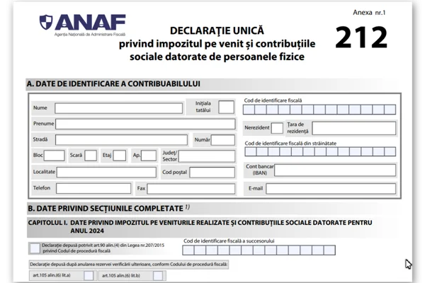 depunere declaratia unica 2026 semnatura electronica